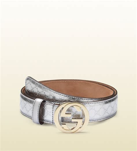 gucci belt silver checker|gucci belt silver buckle women.